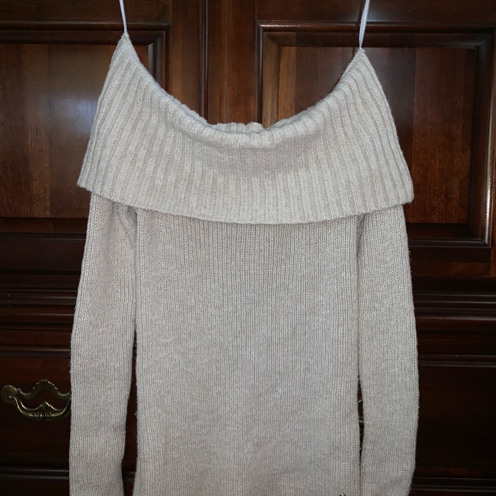 Off the shoulder sweater